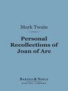 Personal Recollections of Joan of Arc (eBook)